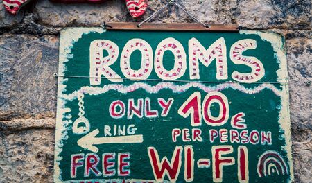 Room for rent signの写真素材