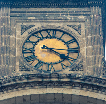 clock tower Cathedral Mexico City