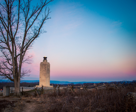 Confederate memorial in Gettysburgの写真素材