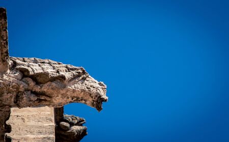 gargoyle on a cathedral in Sevilleの写真素材
