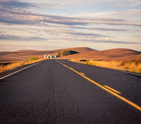 Highway in rural Washington state