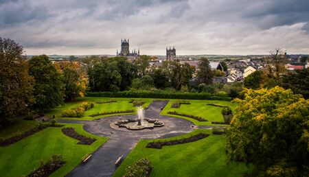 fountain in Kilkenny Irelandの写真素材