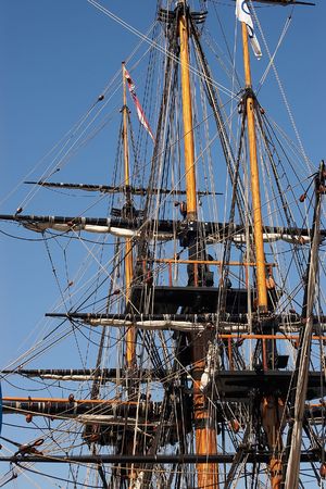ships riggings and masts