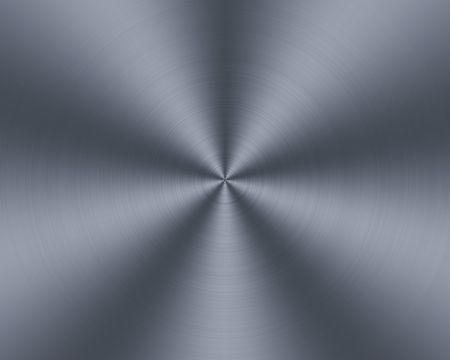 a large sheet of rendered circular brushed steel or metal as background の写真素材