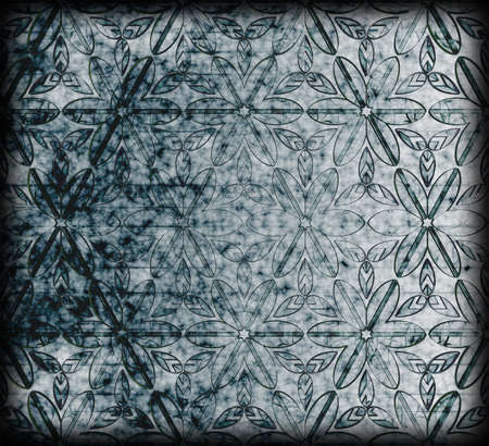 large grungy and marked floral background design