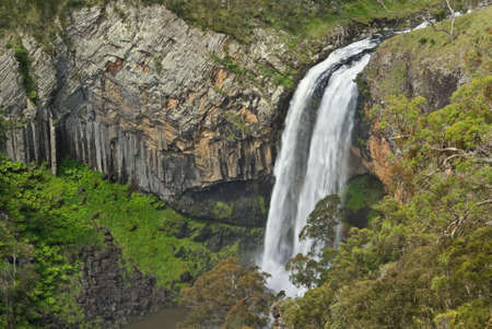 the beautiful and majestic ebor river waterfall