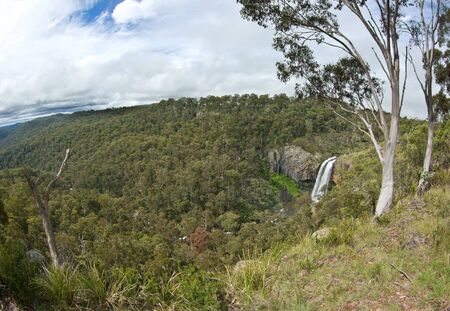 the beautiful and majestic ebor river waterfallの写真素材