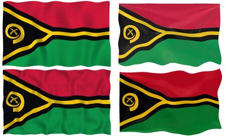 Great Image of the Flag of Vanuatuの写真素材