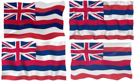 Great Image of the Flag of hawaiiの写真素材