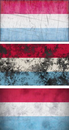 Great Image of the Flag of Luxembourgの写真素材