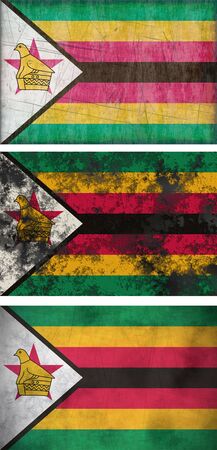 Great Image of the Flag of Zimbabweの写真素材