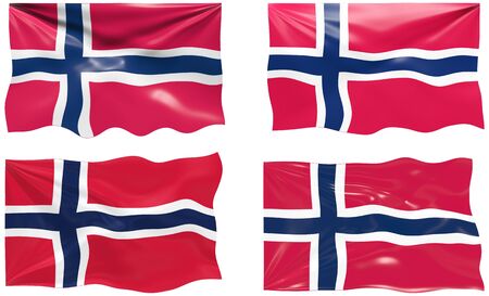 Great Image of the Flag of Norwayのイラスト素材
