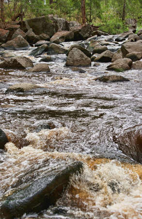 image of rushing water in river or stream
