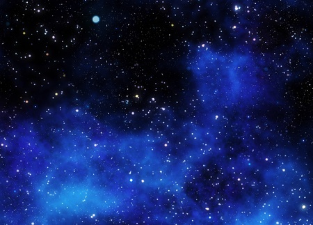nebula gas cloud in outer spaceの写真素材
