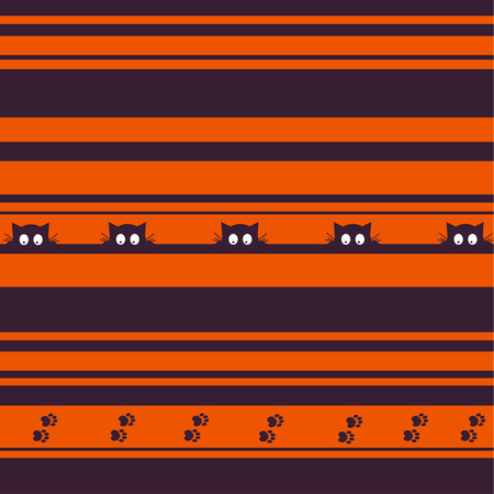 Happy Halloween Background. Seamless pattern. Collection of seamless patterns in the traditional holiday colors.のイラスト素材