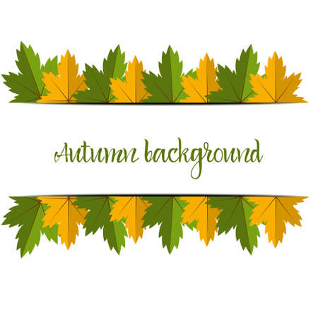 Big Autumn sale. Fall sale design.のイラスト素材