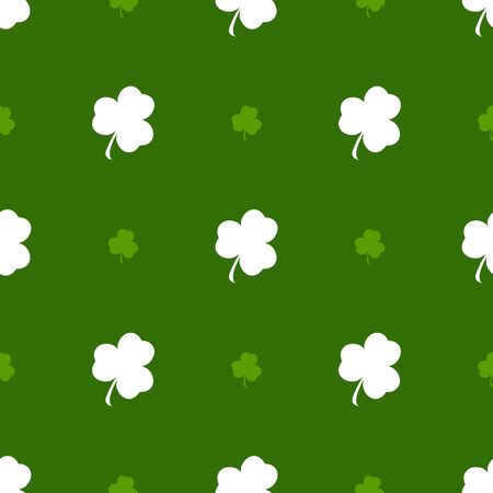 Vector seamless clover pattern.のイラスト素材