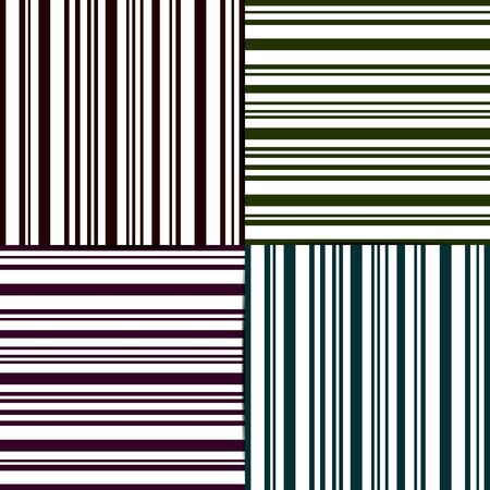 set of Pattern stripe seamless brown colors design for fabric, textile, fashion striped pattern design, pillow case, line gift wrapping paper seamless pattern. Geometric stripe abstract background vector.のイラスト素材