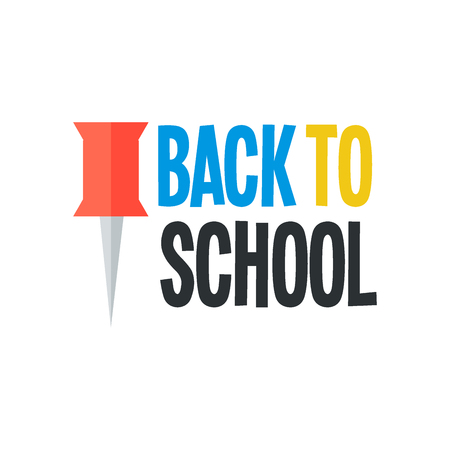 Back to school calligraphic designs label style elements sale clearance vector illustration.のイラスト素材