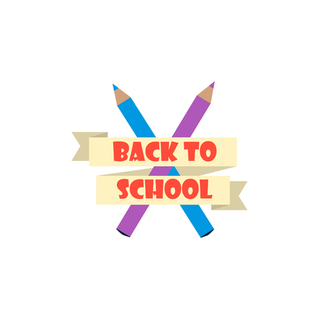 Back to school calligraphic designs label style elements sale clearance vector illustration.のイラスト素材