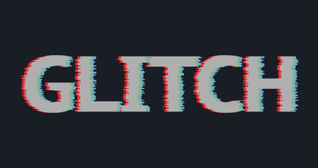 Unique Design Abstract Digital Pixel Noise Glitch Error Video Damageのイラスト素材