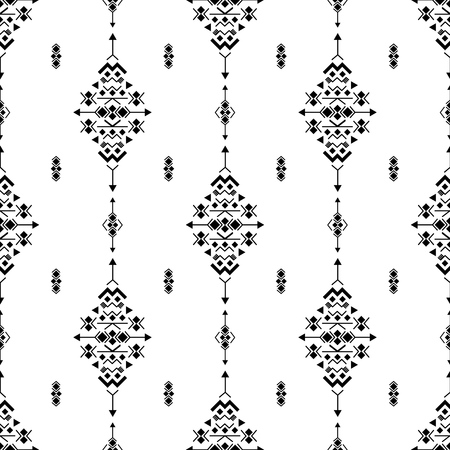 Aztec american indian pattern tribal ethnic motifs geometric vector background. Modern native...