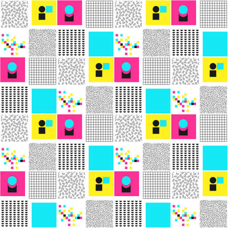 Neon Seamless high-speed vector sport pattern in dark background. Abstract neo geometric seamless...