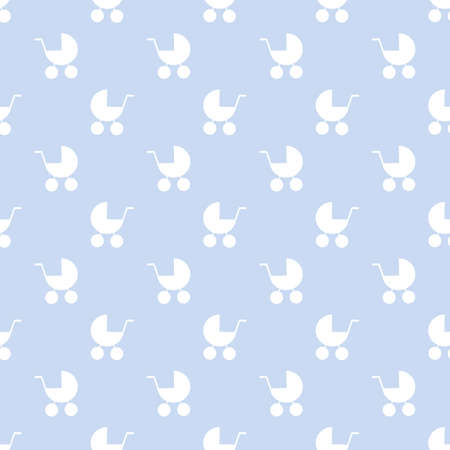 Baby shower toys seamless pattern background vector cute wallpaper scrapbook newborn textile paper...