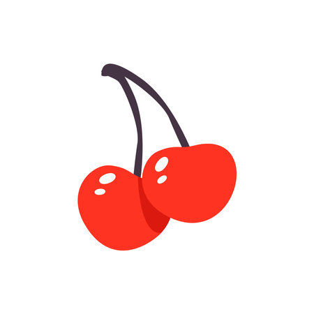 Vector cherry illustrationのイラスト素材