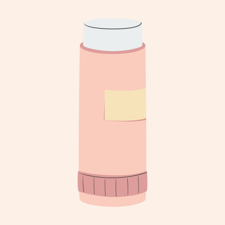 paint gouache jar dye vector illustration. paint Bottle Art Product.のイラスト素材