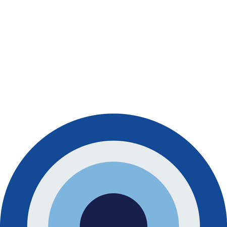 Turkish amulet against the evil eye. Blue eye. Guardian Nazar. An attribute of traditional pre-Islamic Turkic apotropic magic.の写真素材