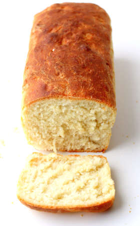Homemade white wheat bread with a crispy crust. Baking with hand-kneaded yeast dough.