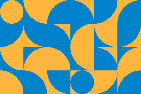 Modern abstract poster with geometric shapes. Print for business presentations, corporate banner,...
