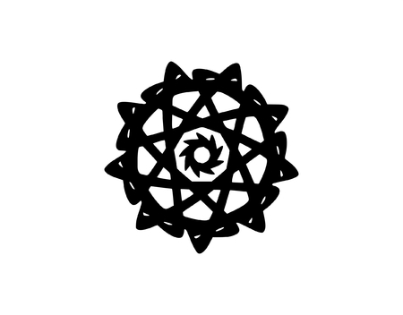 Tattoo vector designs sketch. Designer isolated element for ideas decorating the body of women, men and girls arm, leg and other body parts. Abstract illustration.のイラスト素材
