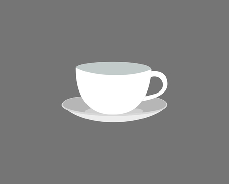 Cup of coffee isolated from white background.のイラスト素材