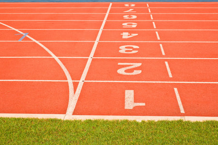 Running track rubber standard red color