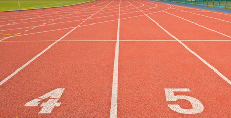 Running track rubber standard red color