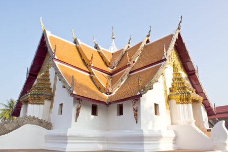 Wat phumin at nan province in Thailandの写真素材