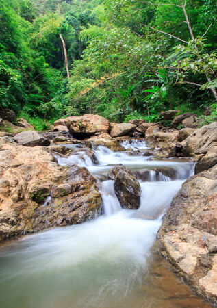 Water fall in the natureの写真素材