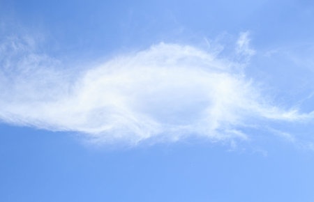 Beautiful white clouds with blue sky background