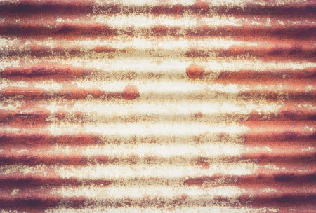 Rusty corrugated iron metal texture for any design