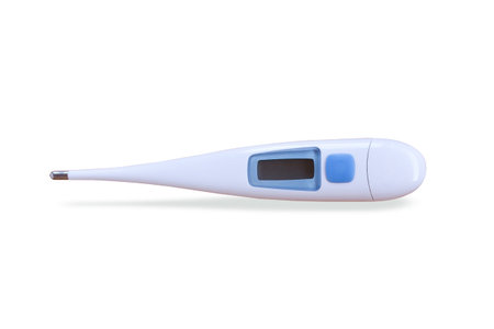 Thermometer isolated on white background for design