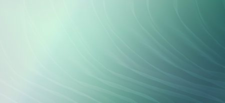 Abstract blue and green curve gradient background,graphic network technology banner design.