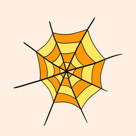 Hand Drawn Happy Halloween Doodle Elements Design.の写真素材