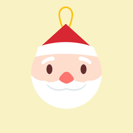 Colorful Chistmas and New Year holiday Icons Decoration Elements illustrationの写真素材