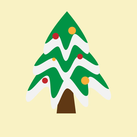 Colorful Chistmas and New Year holiday Icons Decoration Elements illustrationの写真素材