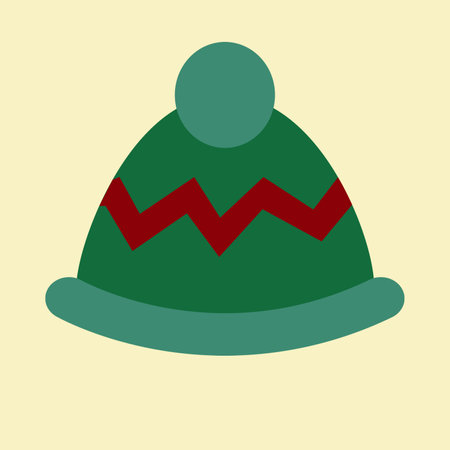 Colorful Chistmas and New Year holiday Icons Decoration Elements illustrationの写真素材