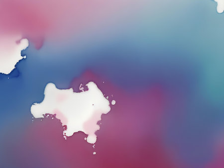 Watercolor ink splash background image. Hand Painted Watercolor Background Illustrationの素材