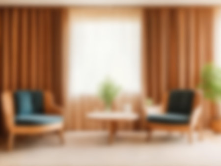 Blur Contemporary Modern living room interior design. burred Interior background concept.