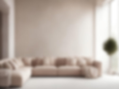 Blur Contemporary Modern living room interior design. burred Interior background concept.の写真素材